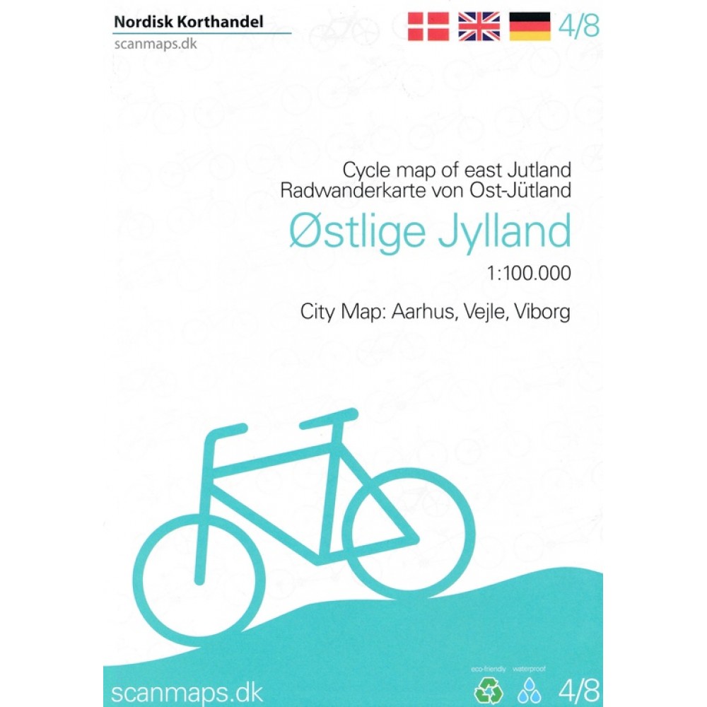 Östjylland Cykelkarta